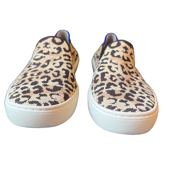 Rothy's The Sneaker Desert Cat Leopard Cheetah Animal Print Slip On Size… - Picture 7 of 16